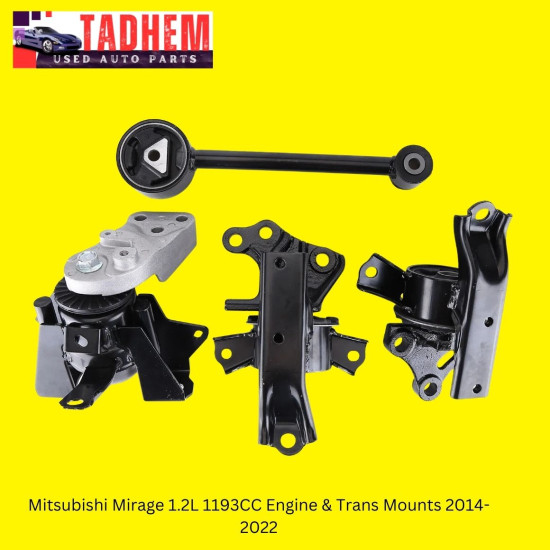 Mitsubishi Mirage 1.2L2014-2022  Used Engine & Trans Mounts